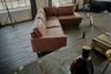 KAWOLA Ecksofa VILNIUS 3-Sitzer mit Recamiere rechts Lederfaserstoff cognac 85 x 217 x 290 cm Bild 4