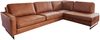 KAWOLA Ecksofa VILNIUS 3-Sitzer mit Recamiere rechts Lederfaserstoff cognac 85 x 217 x 290 cm Bild 3