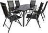 VCM Gartenmöbel-Set Miami 915310 Anthrazit H. 76 x B. 189 x T. 90 cm Bild 1