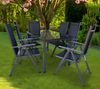 VCM Gartenmöbel-Set Miami 915310 Anthrazit H. 76 x B. 189 x T. 90 cm Bild 4