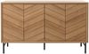 Sideboard HWC-M50, Schrank Kommode Highboard Anrichte, Massiv-Holz Mango 94 x 151 x 40 cm ~ natur Bild 5