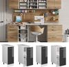Unterschrank R-Line Anthrazit Hochglanz 30 cm mit Tür, mit Arbeitsplatte Vicco Bild 2