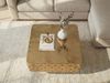 Couchtisch Aluminium Quadratisch 60cm Gold - Design Wohnzimmertisch Gehämmert - Moderner Loungetisch - Sofatisch Hammerschlag - Beistelltisch Wohnzimmer Handmade Bild 5