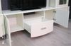 Küchenklapphängeschrank Rimini 80x72cm Hochfaltklappe matt lackiert Farbe: RAL 9003 signalweiß matt / lava RI-W8B/80-AV Bild 3