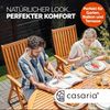 Casaria 2er Set Gartenstuhl Vanamo Klappstuhl 5-Fach Verstellbar FSC®-zertifiziertes Eukalyptusholz Bild 4