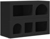 vidaXL Sideboard ELST Schwarz 80,5 x 35 x 59 cm Holzwerkstoff 891325 Bild 2