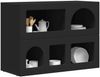 vidaXL Sideboard ELST Schwarz 80,5 x 35 x 59 cm Holzwerkstoff 891325 Bild 3