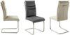 Freischwinger >GIBARA< (2er-Set) mit Griff, Edelstahl, Bezug anthrazit - 46x105x62 (BxHxT) Bild 4