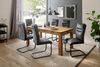 Freischwinger >GIBARA< (2er-Set) mit Griff, Edelstahl, Bezug anthrazit - 46x105x62 (BxHxT) Bild 5