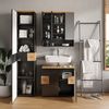Badschrank Eden Anthrazit 40 x 184.2 cm Vicco Bild 5
