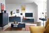 AX LIVING Möbel für TV Domiti 154 cm Modern in Dunkelblau Bild 3