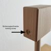 Mobilehalter Holz - 100 % Naturprodukt - mit Sicherungsschraube Bild 3
