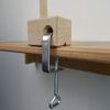 Mobilehalter Holz - 100 % Naturprodukt - mit Sicherungsschraube Bild 2