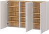 GERMANIA Garderoben-Set GW-Libbiano, (2-St), Garderoben-Set bestehend aus Mehrzweckschrank und Spiegel Bild 4
