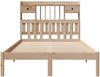 vidaXL Massivholzbett mit Regal ohne Matratze 135x190 cm Kiefer 3322331 Bild 4