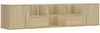 vidaXL Eckregal Sonoma-Eiche 200x40x45 cm Holzwerkstoff 3307830 Bild 2