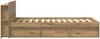 vidaXL Bettgestell mit Stauraum Artisan-Eiche 100x200 cm 3433335 Bild 4