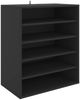 vidaXL Schuhschrank Schwarz 60 x 35 x 70 cm Spanplatte [808937] Bild 2