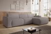 Selsey 'Bouvi' Ecksofa, Ottomane rechts, graubraun, Bouclé Bild 3