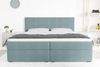 99rooms Bonvito Boxspringbett Pastellblau Strukturstoff INARI Taschen-Federung 140x200 cm Bild 4