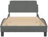 vidaXL Bettgestell "Dover" Dunkelgrau 100x200 cm Stoff 373126 Bild 4