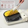 Crepe Pfanne 28cm Granit-Antihaftbeschichtung Bakelitegriff Induktion Grau Bild 4
