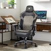 SeedWave Gaming-Stuhl 200kg Chefsessel Bürostuhl mit 155° Verstellbare Rückenlehne, Bürostuhl mit 4D-Armlehne,Wippmechanik und Flügel-Design Rückenlehne Bild 3