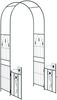 vidaXL Gartenbogen mit Schloss Schwarz 102 x 50 x 218 cm 42021344 Bild 5
