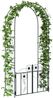 vidaXL Gartenbogen mit Schloss Schwarz 102 x 50 x 218 cm 42021344 Bild 3
