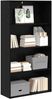 vidaXL Freistehender Stauraum Schwarz Eichen-Optik 80 x 30 x 152 cm 8003718 Bild 3