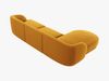 Micadoni Ecksofa Miley 4-Sitzer Links Samt Bluvel Gelb Bild 3