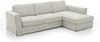ATLANTIC home collection Polsterecke im Landhausstil Vintage, Ecke Rechts, 286/131/84 cm, Hellgrau Bild 1