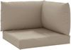 vidaXL Palettenkissen 3-tlg. Taupe Oxford-Gewebe 315072 Bild 2