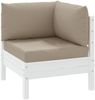 vidaXL Palettenkissen 3-tlg. Taupe Oxford-Gewebe 315072 Bild 3