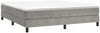 Boxspringbett Hellgrau 160x200 cm Samt [3120778] Bild 3