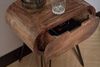 KAWOLA Nachttisch BAEL Beistelltisch Mangoholz massiv braun 1 Schublade 60 x 35 x 50 cm Bild 5