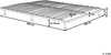 Lattenrost 180x200 cm freistehend BASIC Bild 2