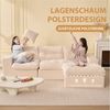 LITBIRD Ecksofa 3-Sitzer Sofa mit Marshmallow-Softpolster & Modulares Recamiere Sofa, 1 Teile, Cordstoff Schlafsofa & Relaxsofa, Wohnzimmer Sofa Bild 3