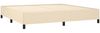 Bettgestell Creme 200x200 cm Stoff [347095] Bild 4