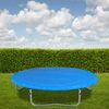 Monzana Trampolin Abdeckung reißfest UV-beständig Wetterschutzplane Trampolinschutz Abdeckplane Regenabdeckung 305cm - blau