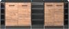 Dachschrägenschrank-Set Rion Goldkraft Eiche 210 cm 5er Set Schrankkorpuss 60 cm Tiefe Vicco Bild 4