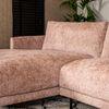 Bronx71 Ecksofa Denver Chenille rosa links Bild 4