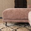 Bronx71 Ecksofa Denver Chenille rosa links Bild 5