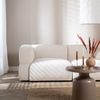 Bronx71 Ecksofa 3-Sitzer Karla Chenille off white rechts Bild 5