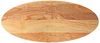 vidaXL Tischplatte Hellbraun 140x60x4 cm Massivholz Eiche Oval 4009052 Bild 2