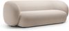 Micadoni Sofa Kate 3-Sitzer Samt Beige Bild 2