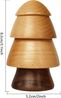 ABC Aufbewahrungsbox, grau, Holz, 6 x 10 x 6 cm Bild 2