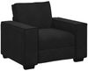 vidaXL 3-tlg. Sofagarnitur mit Kissen Schwarz Samt 3324623 Bild 4