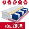Matratze 90x200 HATI MAX 28cm 9 Zonen H2 H3 Exclusive Latex Visco Federkern Bild 3