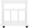 vidaXL Rollschrank Weiß 60x45x60 cm Holzwerkstoff 808476 Bild 4